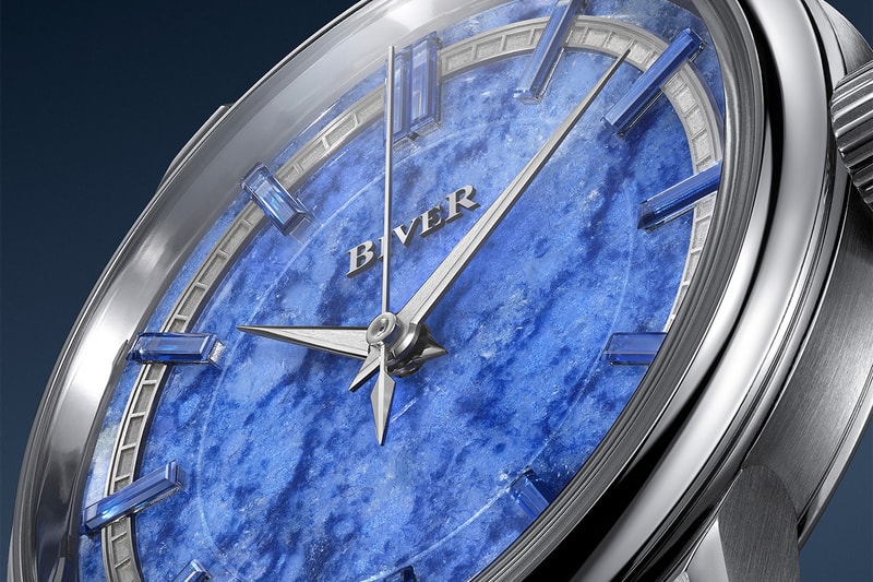 Biver Automatique Collection Dubai Watch Week Info Clous de Paris Two-Tone quartzite diamonds sapphires lavender jade mahogany obsidian Oeil de Fer
