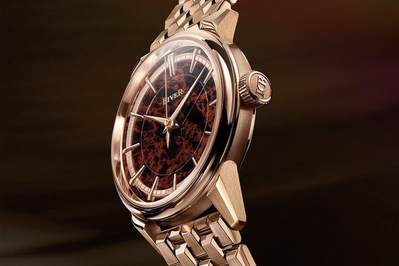 Biver Automatique Collection Dubai Watch Week Info Clous de Paris Two-Tone quartzite diamonds sapphires lavender jade mahogany obsidian Oeil de Fer