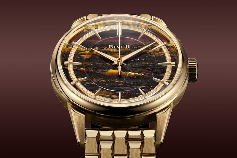 Biver Automatique Collection Dubai Watch Week Info Clous de Paris Two-Tone quartzite diamonds sapphires lavender jade mahogany obsidian Oeil de Fer