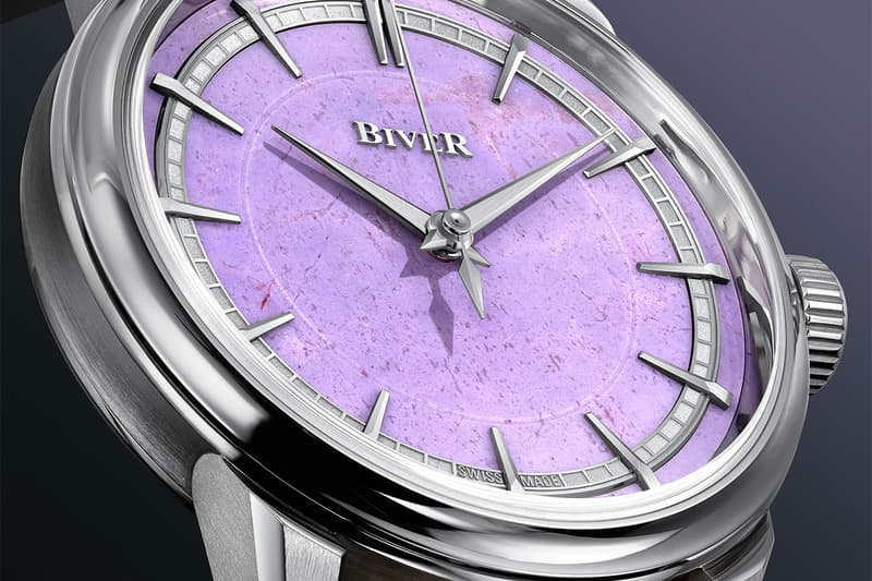 Biver Automatique Collection Dubai Watch Week Info Clous de Paris Two-Tone quartzite diamonds sapphires lavender jade mahogany obsidian Oeil de Fer