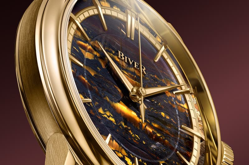 Biver Automatique Collection Dubai Watch Week Info Clous de Paris Two-Tone quartzite diamonds sapphires lavender jade mahogany obsidian Oeil de Fer
