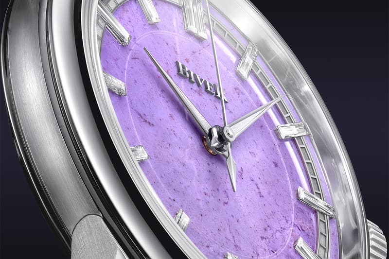 Biver Automatique Collection Dubai Watch Week Info Clous de Paris Two-Tone quartzite diamonds sapphires lavender jade mahogany obsidian Oeil de Fer
