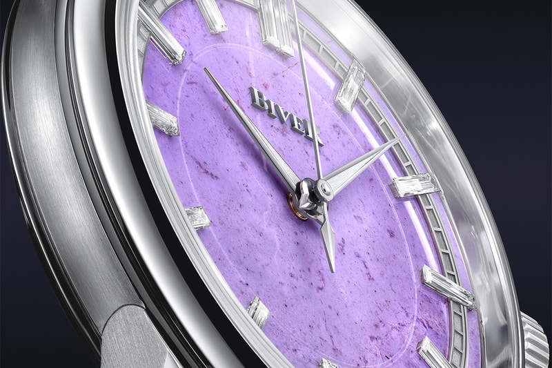 Biver Automatique Collection Dubai Watch Week Info Clous de Paris Two-Tone quartzite diamonds sapphires lavender jade mahogany obsidian Oeil de Fer