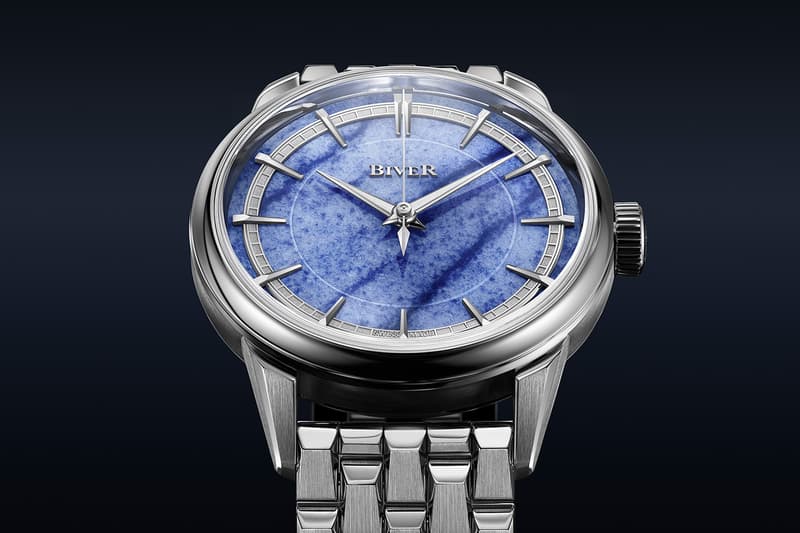 Biver Automatique Collection Dubai Watch Week Info Clous de Paris Two-Tone quartzite diamonds sapphires lavender jade mahogany obsidian Oeil de Fer