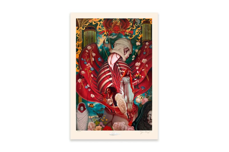 James Jean x Guillermo del Toro 'Frankenstein' Print Art Artworks