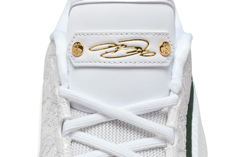 Official Look at the Nike LeBron 23 "From This Point Forward" lebron james HJ5629-101 White/Stadium Green-Light Smoke Grey-Black december 2025 chosen one los angeles lakers nba IB9563-101