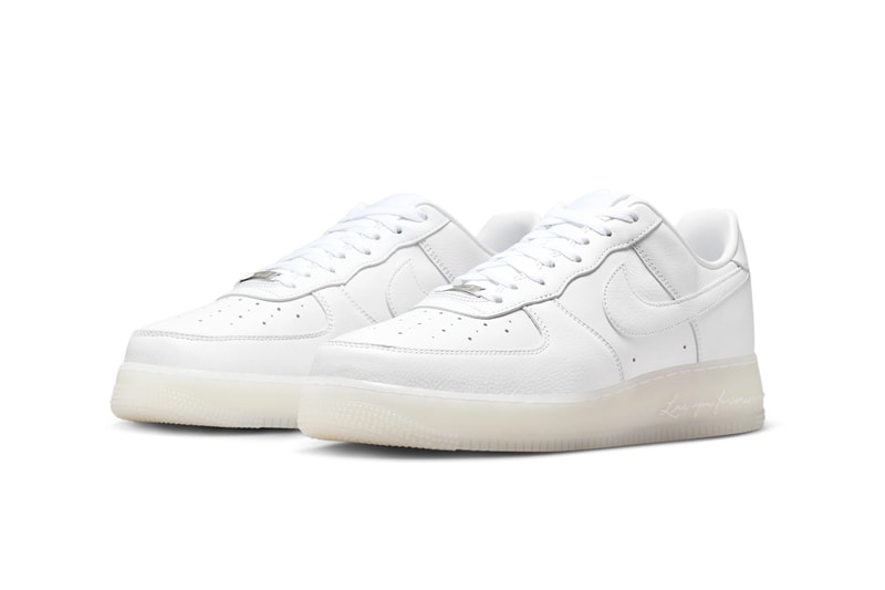 NOCTA x Nike Air Force 1 Low Love You Forever "White/Cobalt Tint" To Release Next Year drake CZ8065-101 White/Cobalt Tint/Metallic Silver
