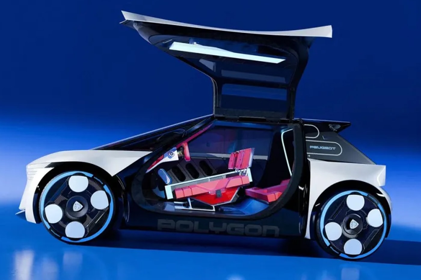 Peugeot's Polygon Concept Car Reinvents the Wheel with Hypersquare 