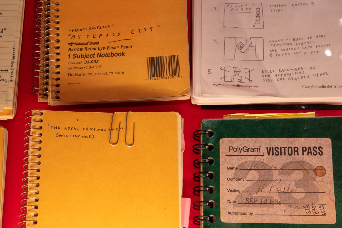 Wes Anderson The Archives exhibit london Design Museum Info announcement