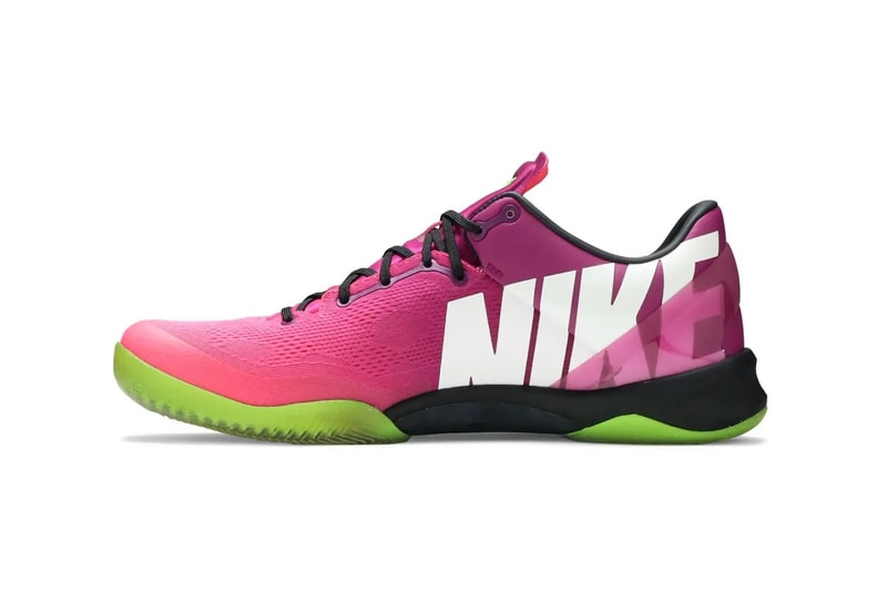 Nike Kobe 8 Protro "Mambacurial" Red Plum/Electric Green-Pink Flash IO6253-500 release info kobe bryatn