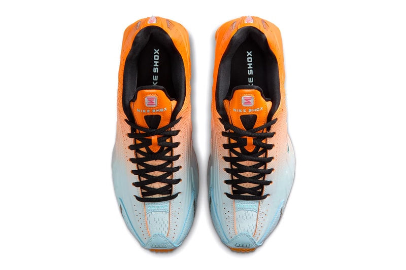 Nike Shox R4 “Vivid Orange/Glacier Blue” IH2343-801 Release Info Swoosh