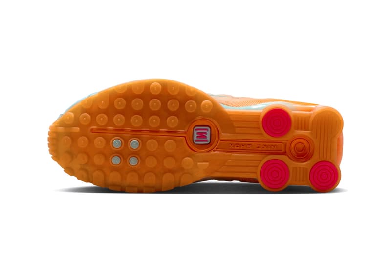 Nike Shox R4 “Vivid Orange/Glacier Blue” IH2343-801 Release Info Swoosh