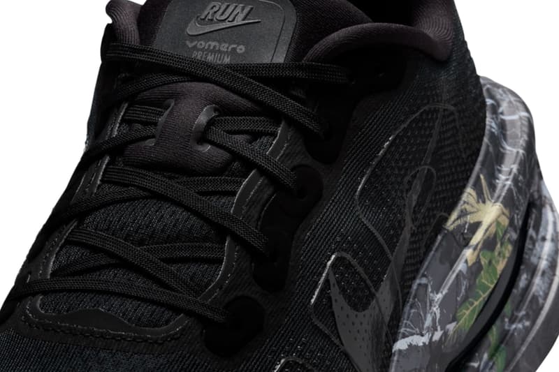 Nike Vomero Premium Black Realtree Black Dark Smoke Grey Anthracite Metallic Dark Grey IO7325-001 Release Info