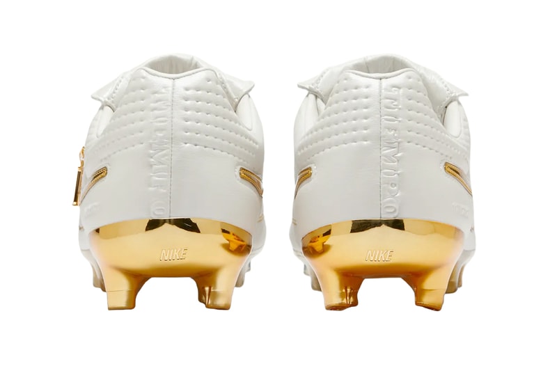 Ronaldinho x Nike Tiempo Legend FG "Touch of Gold" Metallic Summit White-Metallic Gold Coin IF4388-100 return holiday 2025 release
