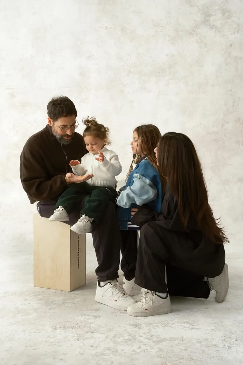 Ronnie Fieg Drops Kith x Nike Kids Holiday 2025 Collection air force 1 low air max 95 swoosh sweaters sweatpants varsity jackets denim