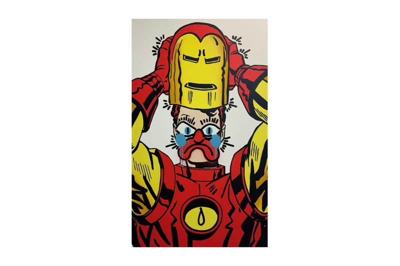 Slawn x Opake 'Heroes, Villains and Violence' Miami Exhibition Art Artworks