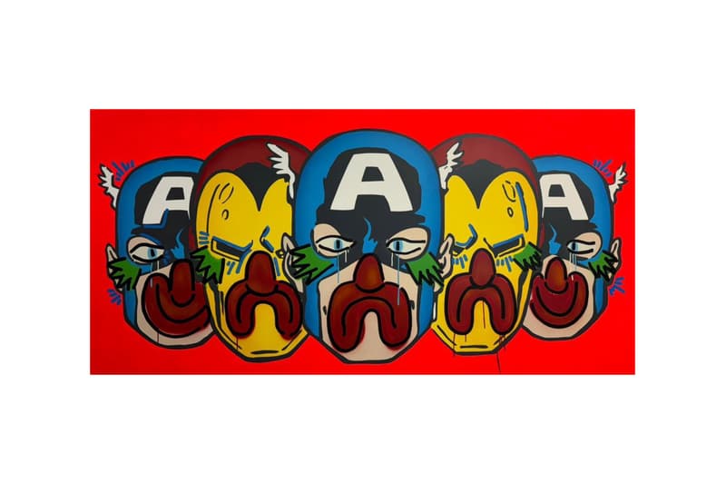 Slawn x Opake 'Heroes, Villains and Violence' Miami Exhibition Art Artworks