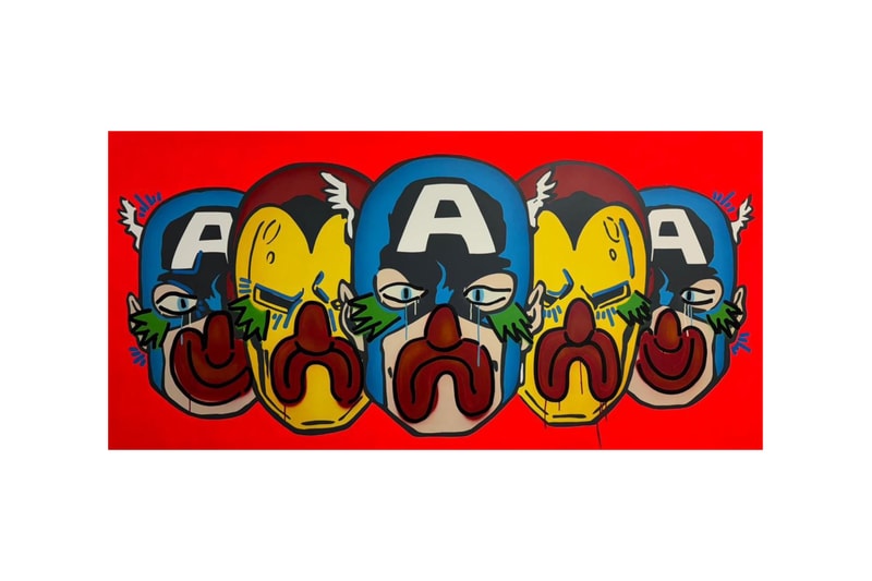 Slawn x Opake 'Heroes, Villains and Violence' Miami Exhibition Art Artworks