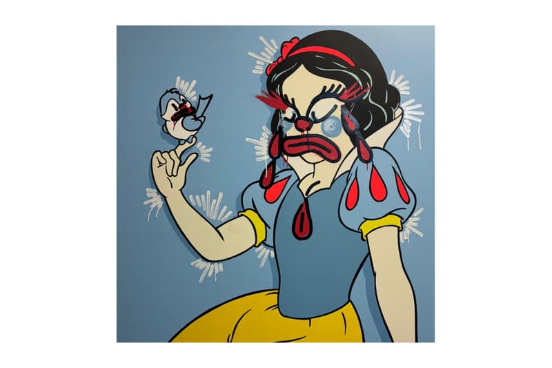 Slawn x Opake 'Heroes, Villains and Violence' Miami Exhibition Art Artworks