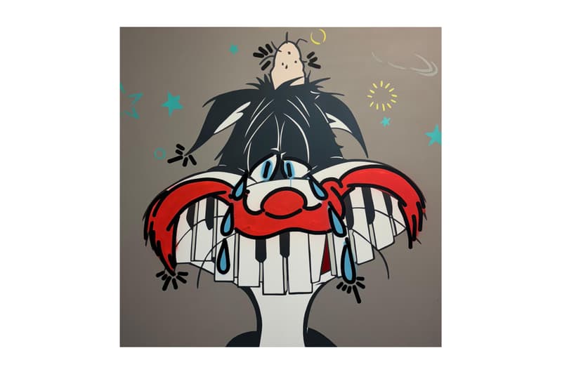 Slawn x Opake 'Heroes, Villains and Violence' Miami Exhibition Art Artworks