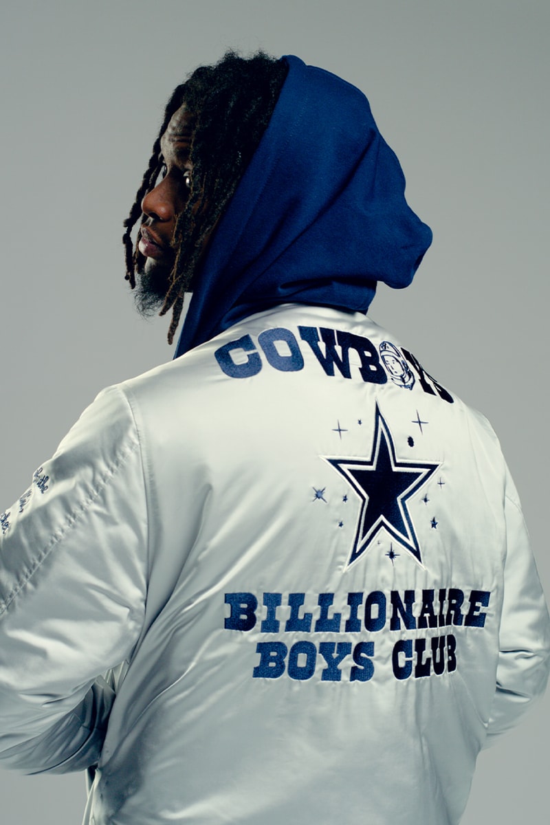 Dallas Cowboys Team up With Billionaire Boys Club for the Starfield Collection nfl football pharrell williams bbc icecream trading cards american football