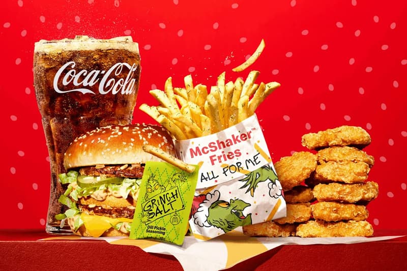 dr seuss McDonalds The Grinch Meal Announcement Info