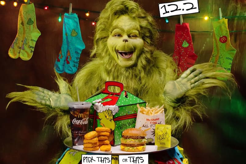 dr seuss McDonalds The Grinch Meal Announcement Info