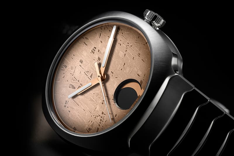 H. Moser & Cie. Streamliner Perpetual Moon Concept Meteorite Info Dubai Watch Week 2025