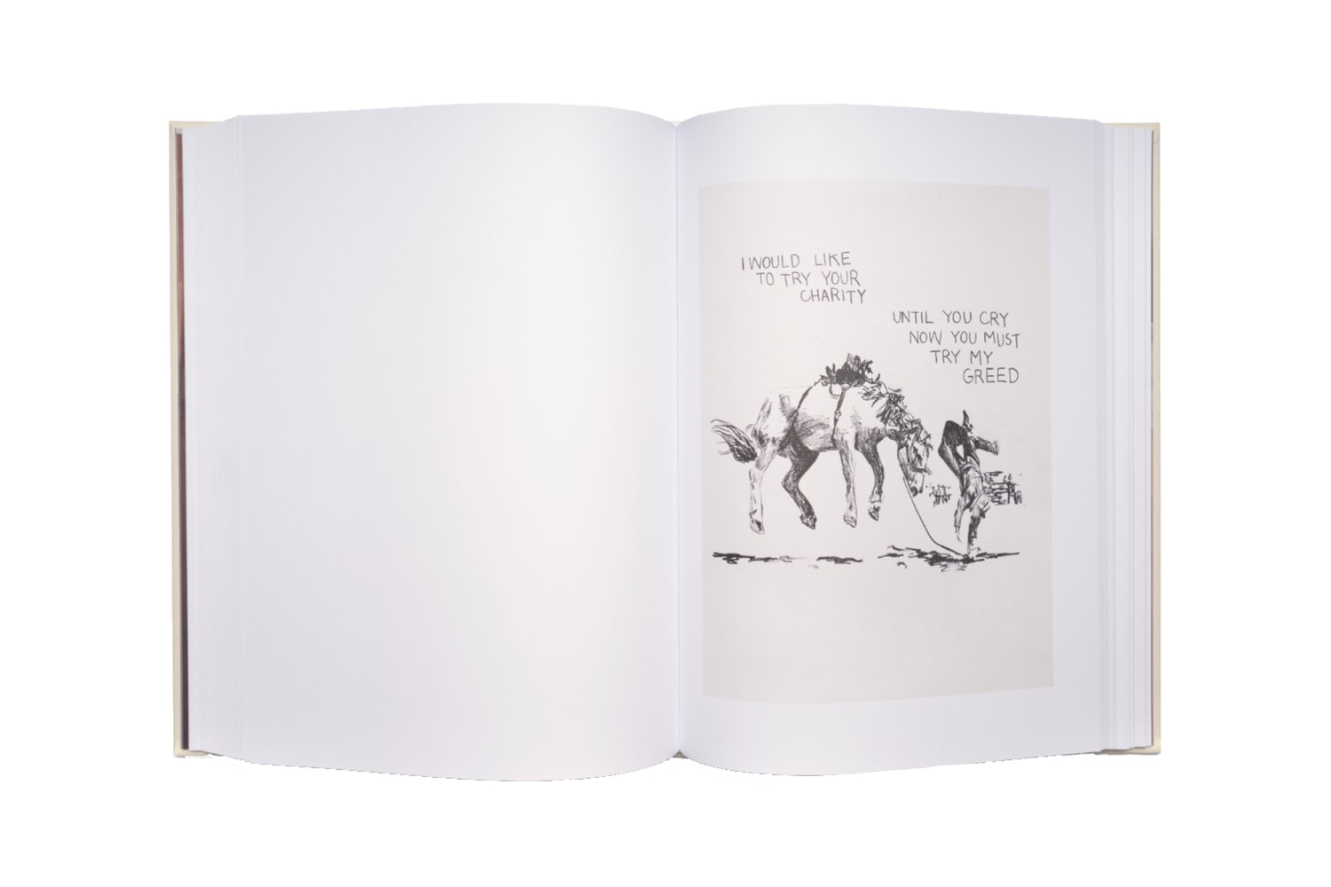 Matt McCormick 'What I Feel I Can't Say' Charcoal Monograph Art Artworks