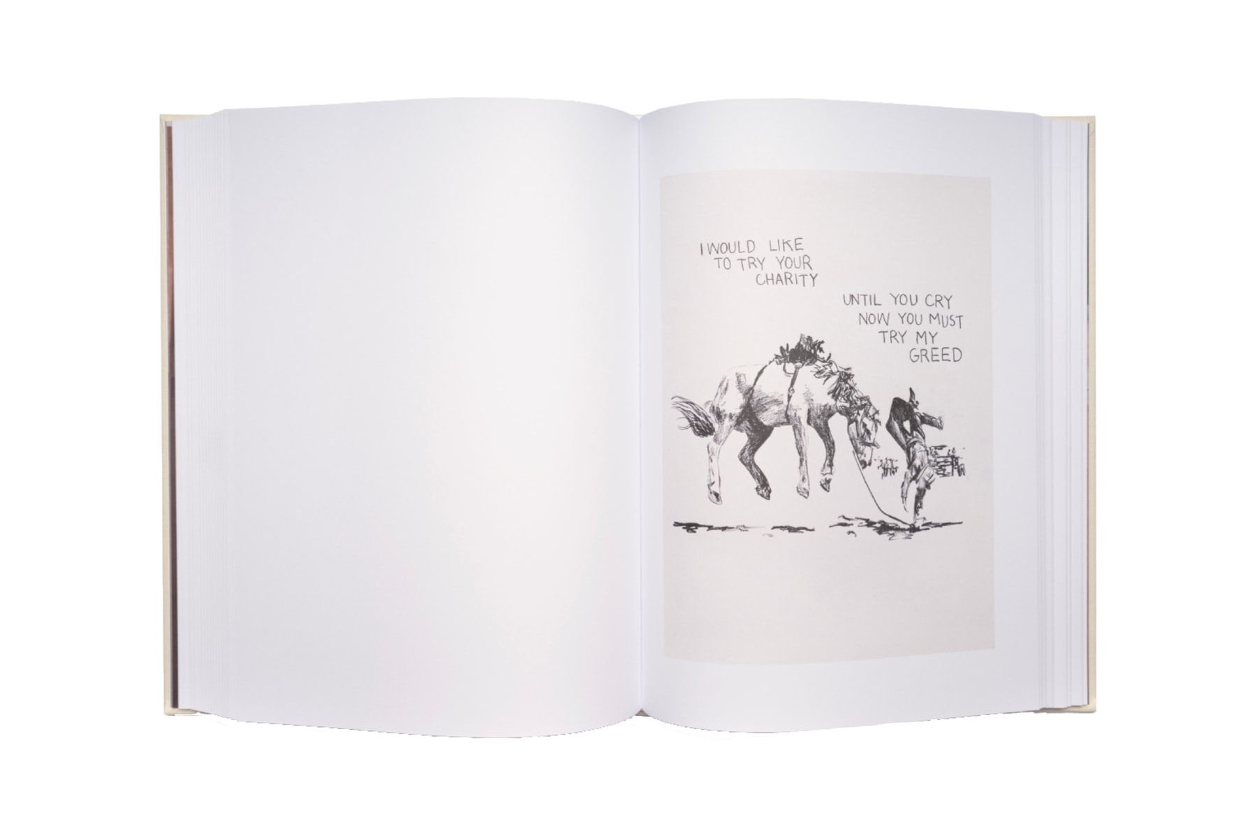 Matt McCormick 'What I Feel I Can't Say' Charcoal Monograph Art Artworks