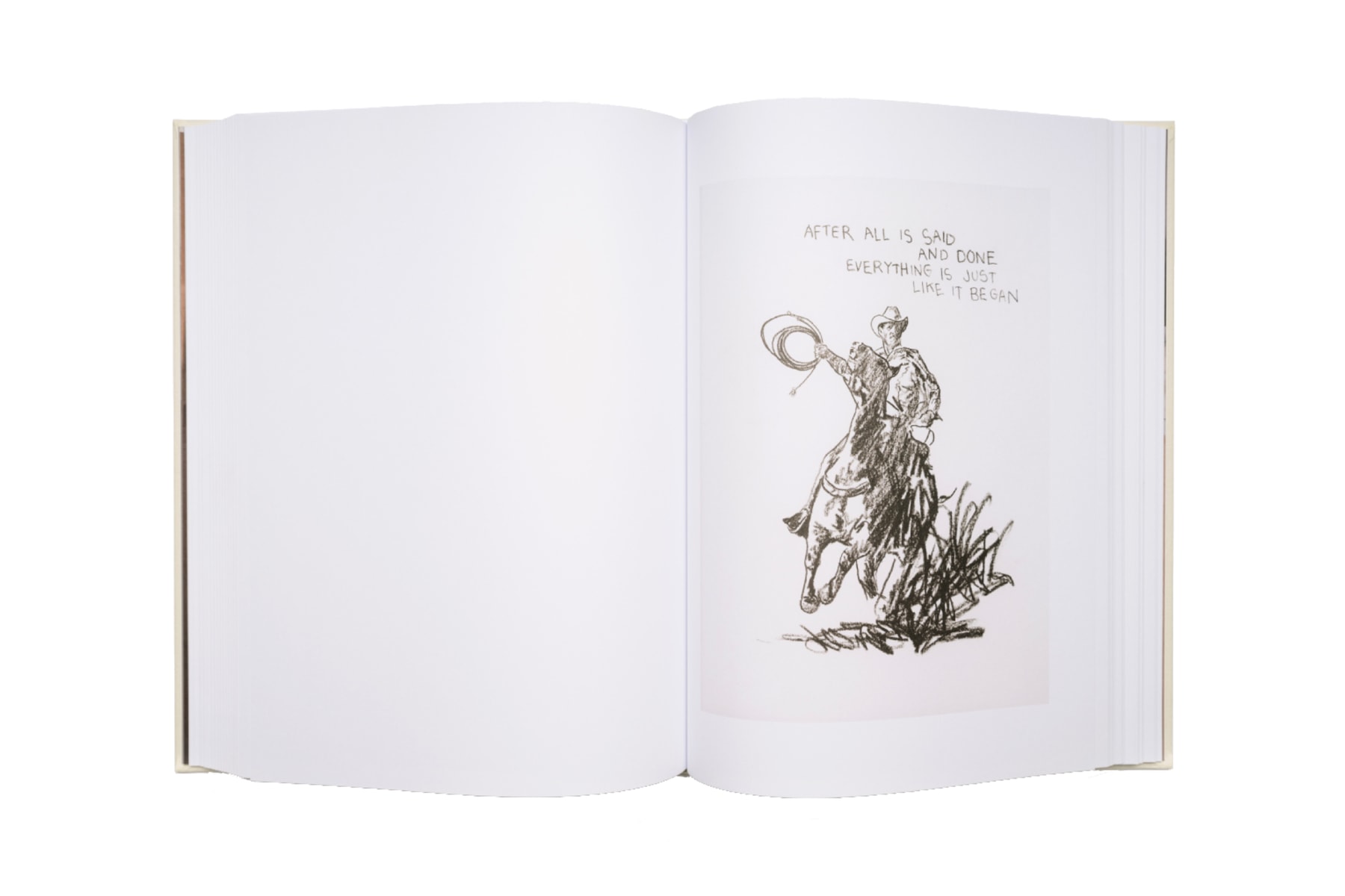 Matt McCormick 'What I Feel I Can't Say' Charcoal Monograph Art Artworks