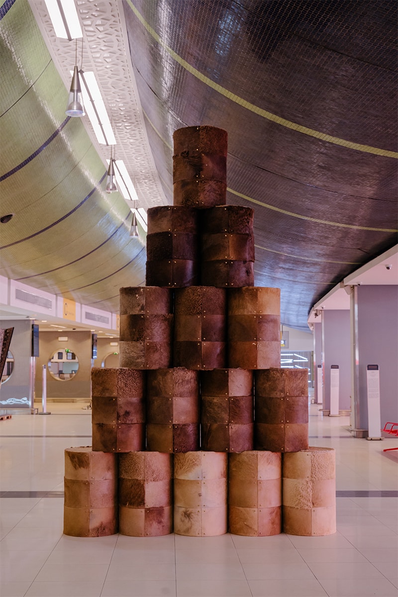 An Airport Terminal Becomes a Gallery for NOMAD Abu Dhabi