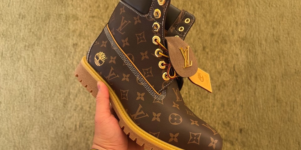 Pharrell 18K Gold Louis Vuitton x Timberland Boots Surfaces  display picture 3