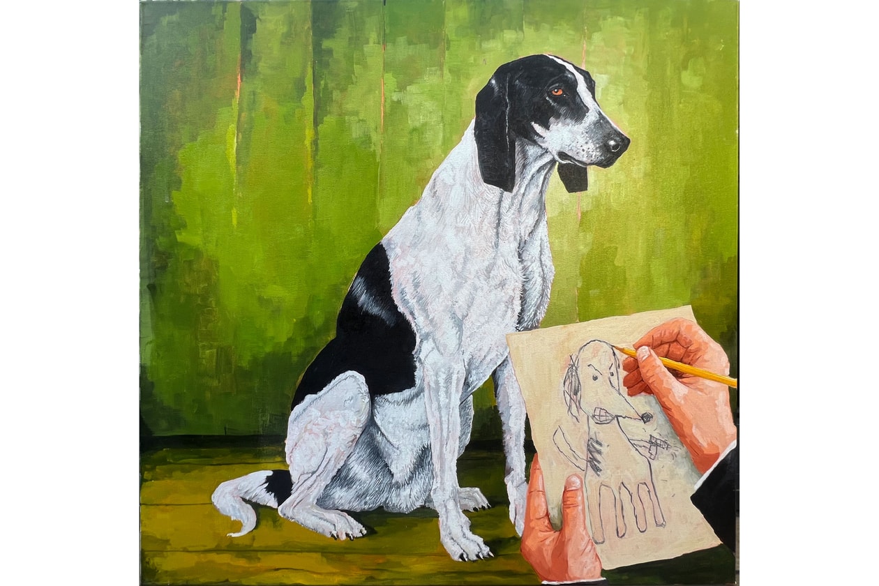 Reuben Dangoor 'This Lime Green and Pleasant Land' London Art Artworks