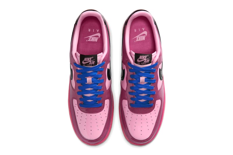 navy and pink air force 1