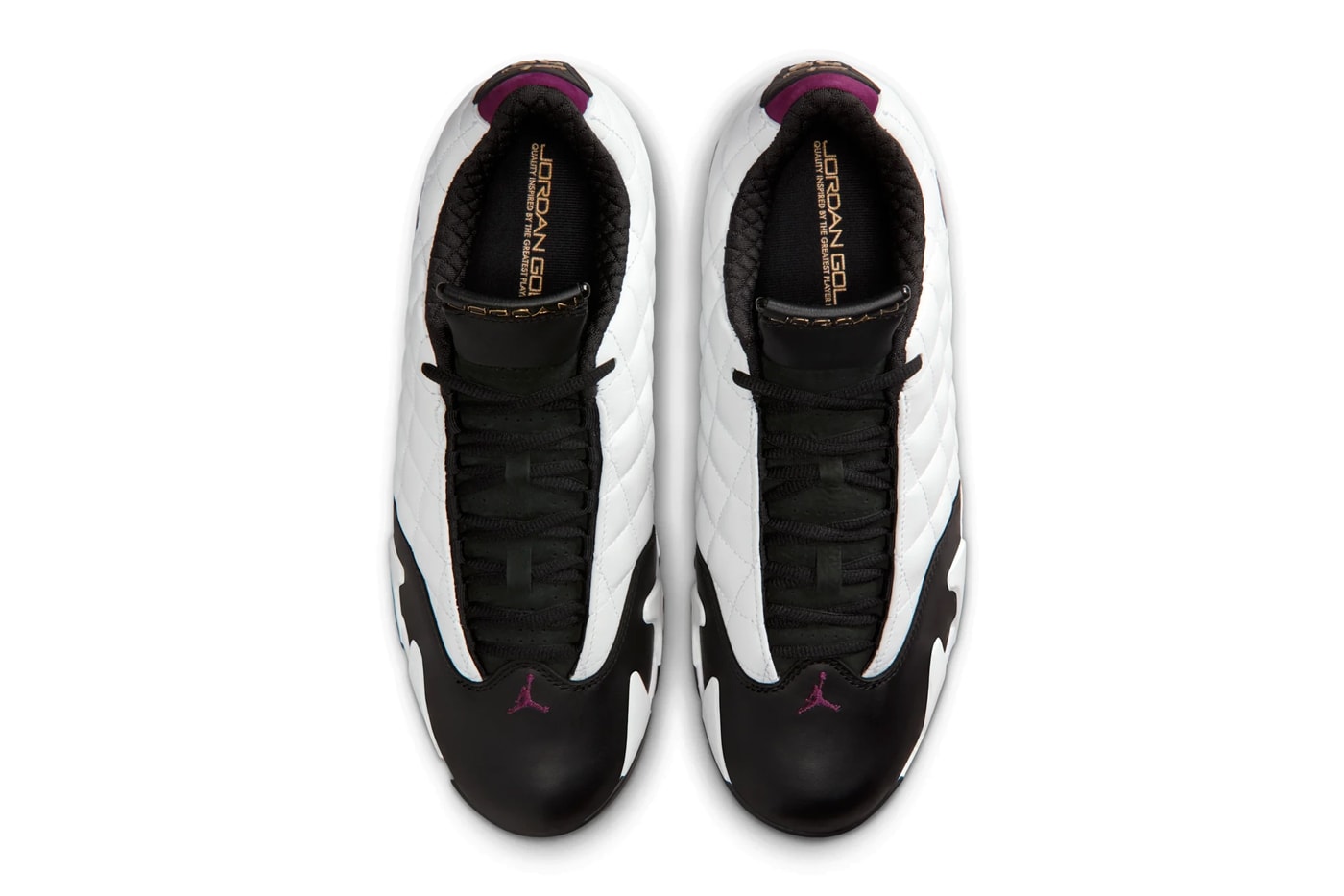 Official Look at the Air Jordan 14 Golf NRG "Bordeaux" White/Black-Bordeaux IB1828-100 golf nike jordan 
