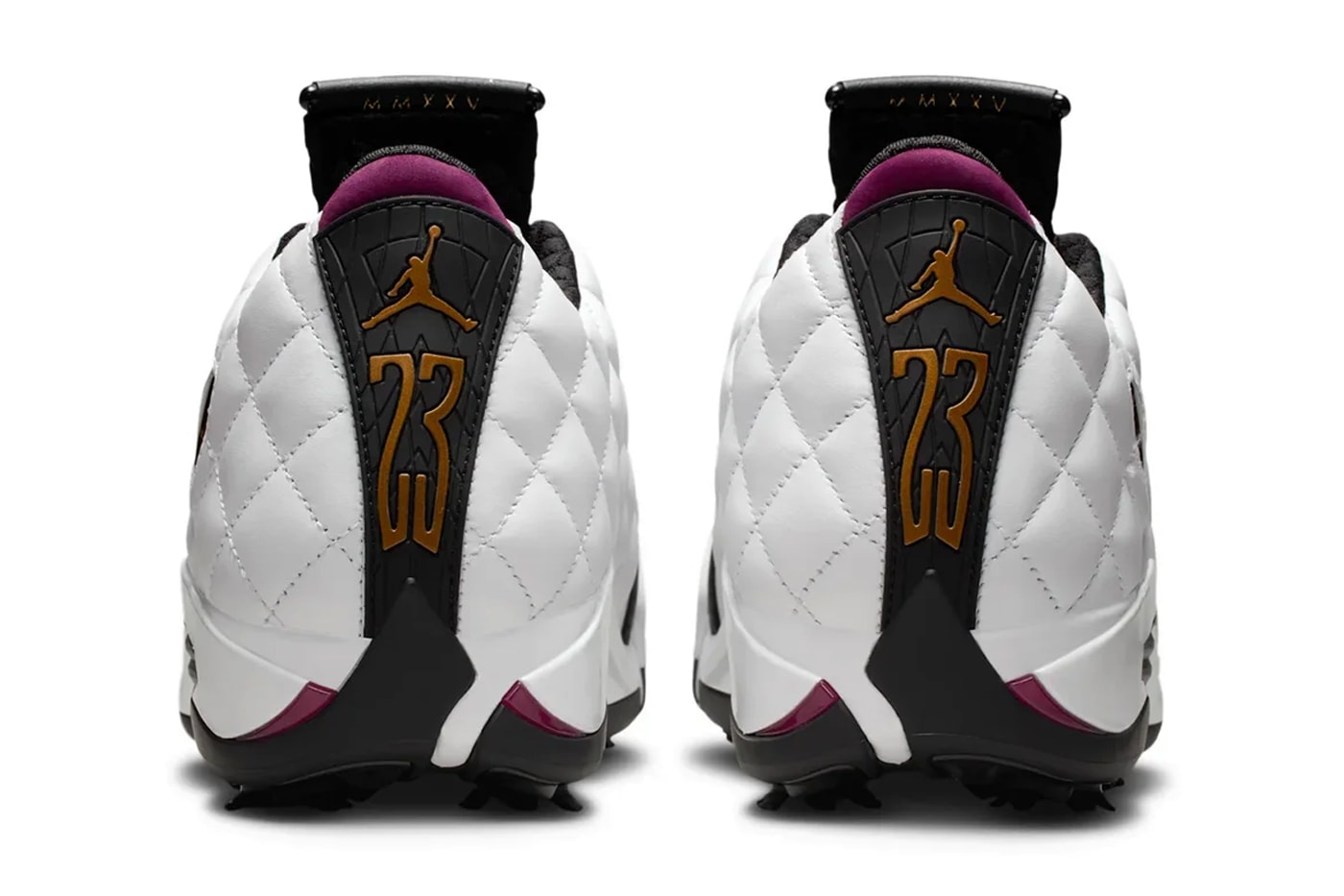 Official Look at the Air Jordan 14 Golf NRG "Bordeaux" White/Black-Bordeaux IB1828-100 golf nike jordan 