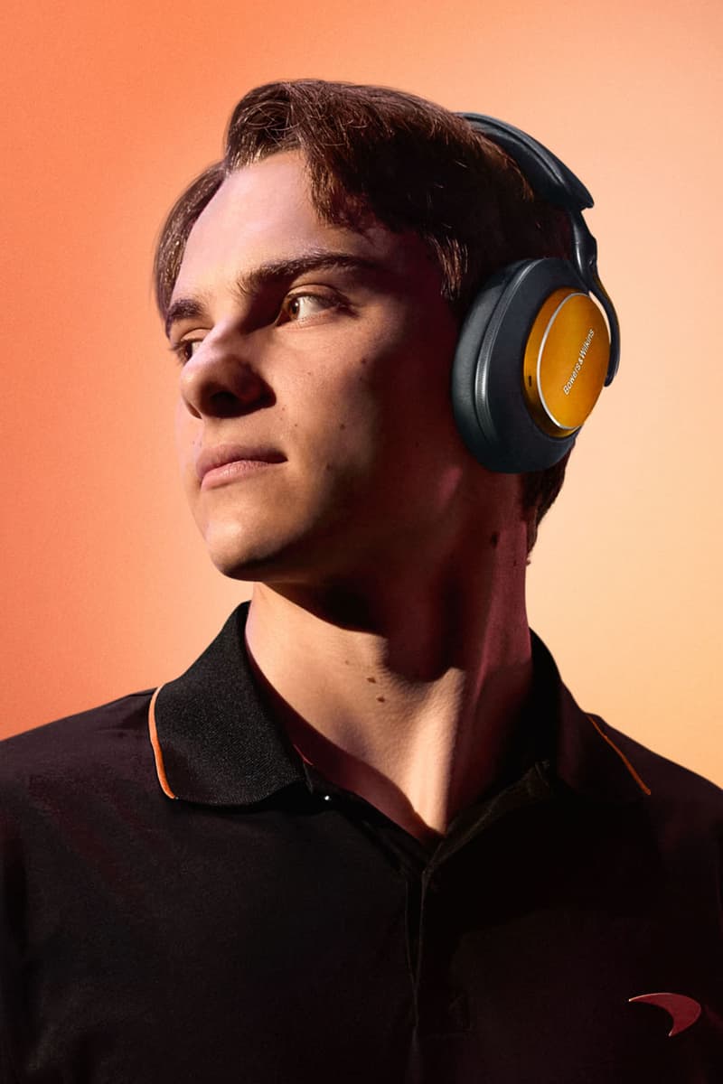 For the Las Vegas Grand Prix, Bowers & Wilkins and McLaren Continue To Champion the Pursuit of Perfection px8 f1 edition price release info lando norris oscar piastri driver campaign link website papaya 