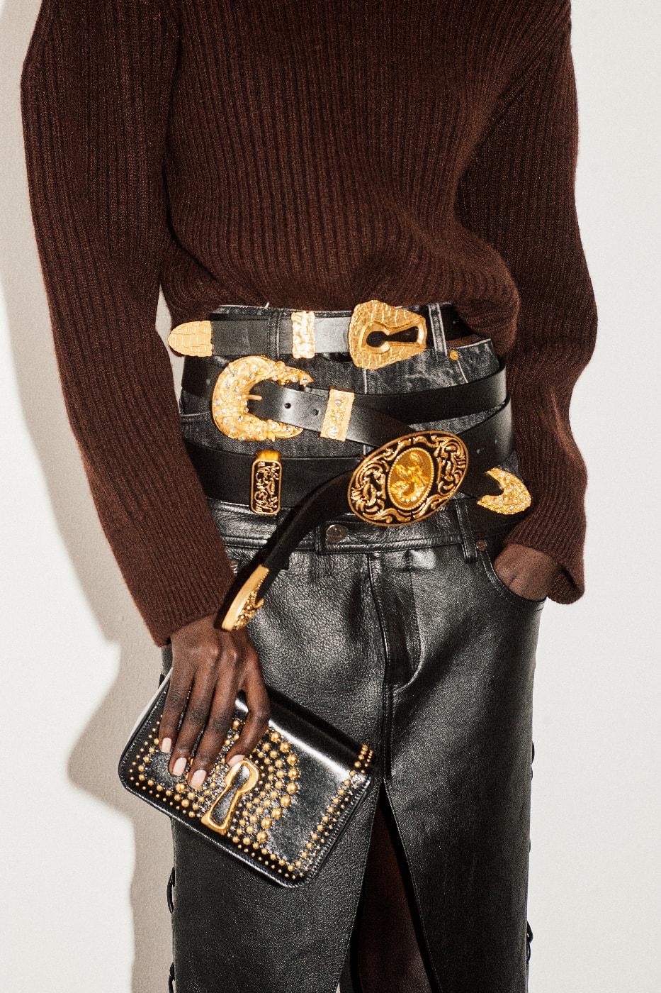 Schiaparelli Ready-to-Wear with Roseberry's Cowboy Surrealism and Leather