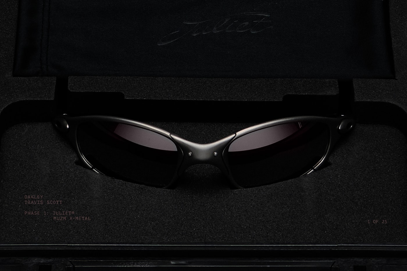 Travis Scott and Cactus Jack Revive the Oakley X-Metal Juliet collaboration release info sunglasses Chief Visionary of Oakley