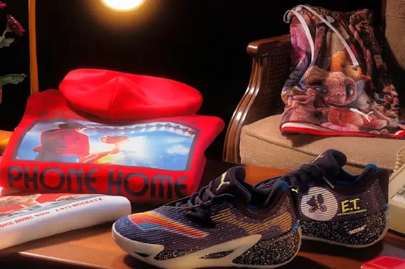 ';E.T.' and Puma 2025 FW Collaboration Release Info All-Pro Nitro 2 sci-fi film nostalgic collection apparel sneakers basketball