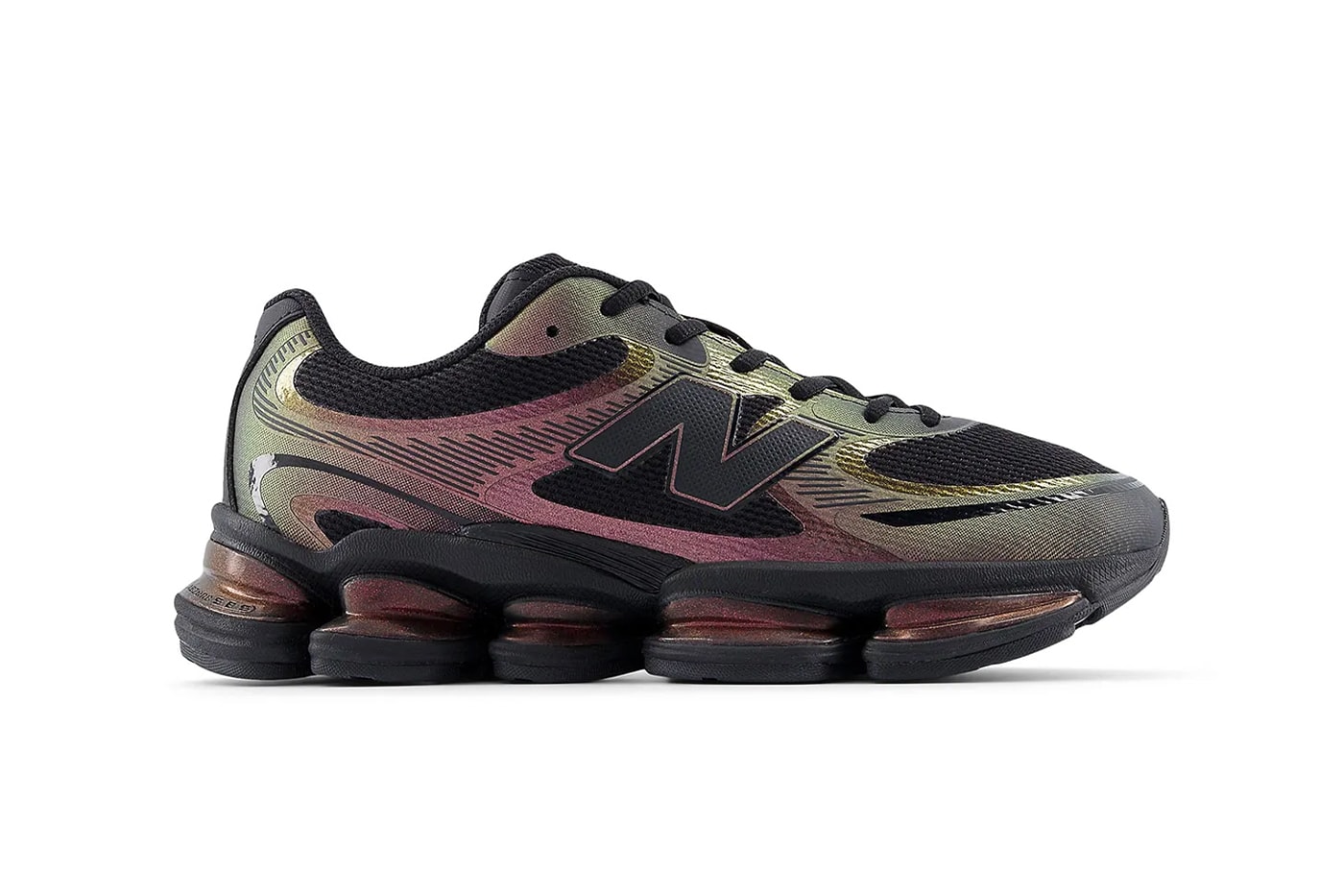 Official Look at New Balance ABZORB 2000 "Iridescent" black U2000PPB holiday 2025 release info