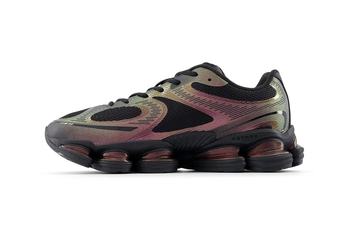 Official Look at New Balance ABZORB 2000 "Iridescent" black U2000PPB holiday 2025 release info