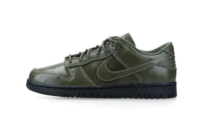 army green and black nikes