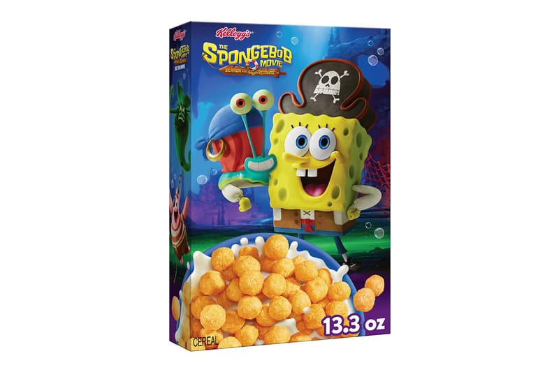 Kelloggs SpongeBob SquarePants Kelpo Cereal Release Info The SpongeBob Movie: Search for SquarePants Breakfast Cereal