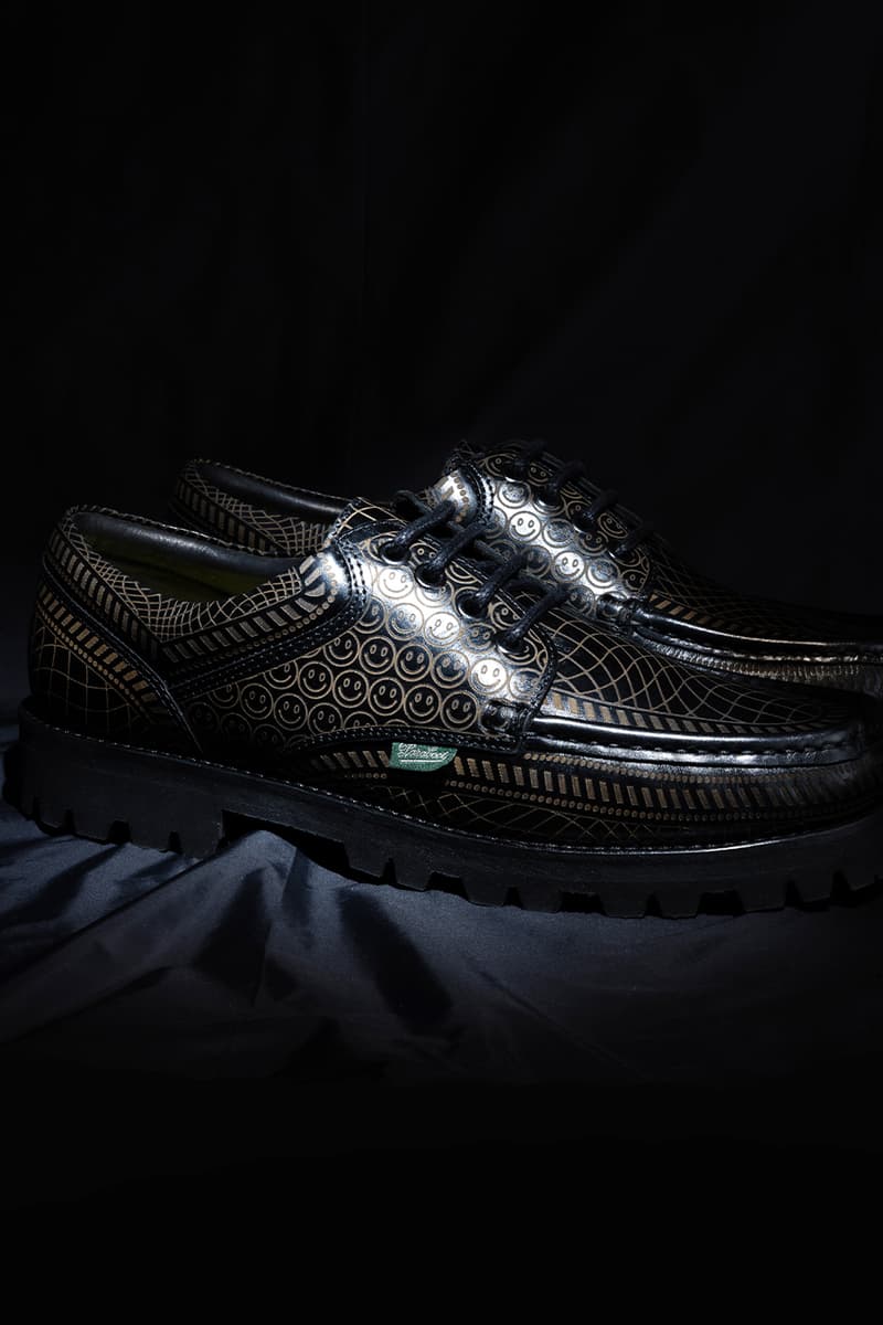 Dime x Paraboot Collaboration Release Info smiley face shoe thiers