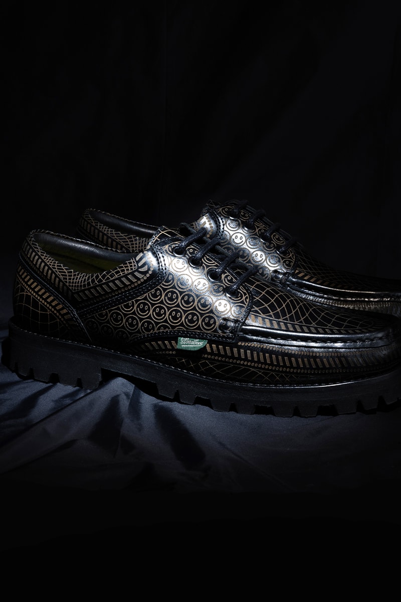 Dime x Paraboot Collaboration Release Info smiley face shoe thiers