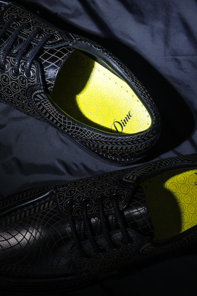 Dime x Paraboot Collaboration Release Info smiley face shoe thiers