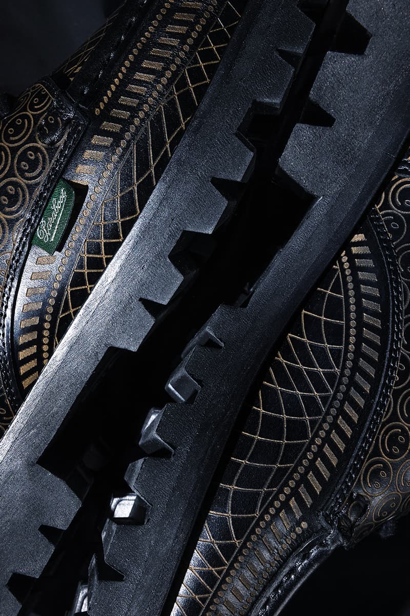 Dime x Paraboot Collaboration Release Info smiley face shoe thiers