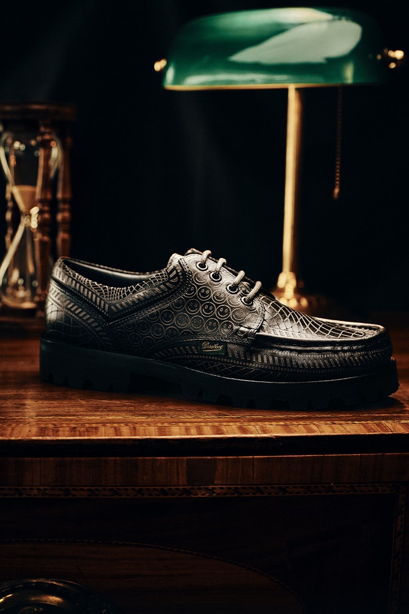 Dime x Paraboot Collaboration Release Info smiley face shoe thiers